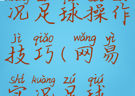 网易游戏实况足球操作技巧(网易实况足球技巧)