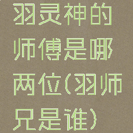 羽灵神的师傅是哪两位(羽师兄是谁)