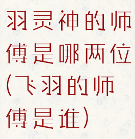 羽灵神的师傅是哪两位(飞羽的师傅是谁)