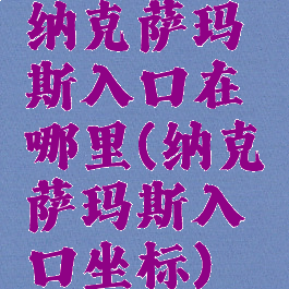 纳克萨玛斯入口在哪里(纳克萨玛斯入口坐标)