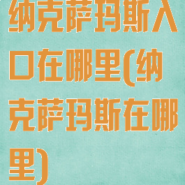 纳克萨玛斯入口在哪里(纳克萨玛斯在哪里)