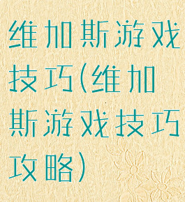 维加斯游戏技巧(维加斯游戏技巧攻略)
