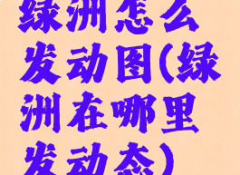 绿洲怎么发动图(绿洲在哪里发动态)