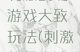 绝地求生刺激战场游戏大致玩法(刺激战场玩法介绍)