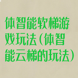 体智能软梯游戏玩法(体智能云梯的玩法)