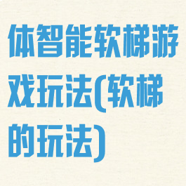 体智能软梯游戏玩法(软梯的玩法)