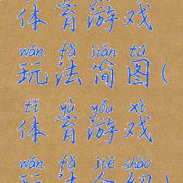 体育游戏玩法简图(体育游戏玩法介绍)