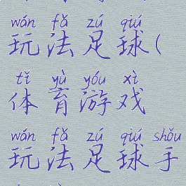 体育游戏玩法足球(体育游戏玩法足球手抄报)