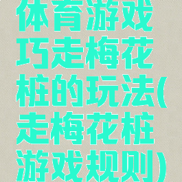 体育游戏巧走梅花桩的玩法(走梅花桩游戏规则)