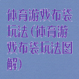 体育游戏布袋玩法(体育游戏布袋玩法图解)