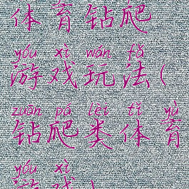 体育钻爬游戏玩法(钻爬类体育游戏)