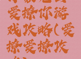 你家老公爱撩你游戏攻略(爱撩爱撩攻略)