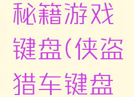 侠盗猎车秘籍游戏键盘(侠盗猎车键盘操作)