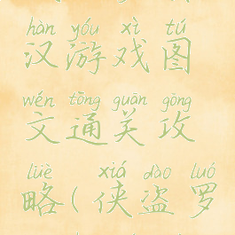 侠盗罗宾汉游戏图文通关攻略(侠盗罗宾汉人物)