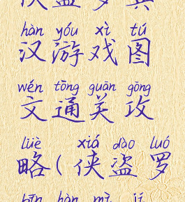 侠盗罗宾汉游戏图文通关攻略(侠盗罗宾汉秘籍)