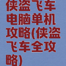 侠盗飞车电脑单机攻略(侠盗飞车全攻略)