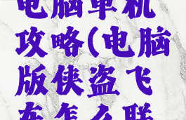 侠盗飞车电脑单机攻略(电脑版侠盗飞车怎么联机)