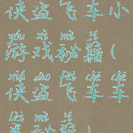 侠盗飞车小游戏秘籍(侠盗飞车车类秘籍)