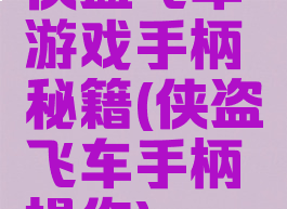 侠盗飞车游戏手柄秘籍(侠盗飞车手柄操作)