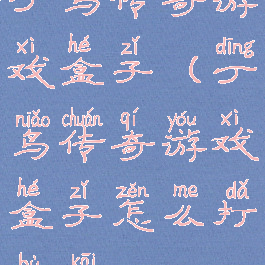 丁鸟传奇游戏盒子(丁鸟传奇游戏盒子怎么打不开)