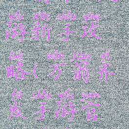 万箭齐发手游新手攻略(万箭齐发手游官网下载)