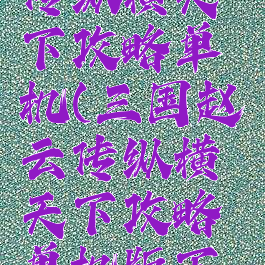 三国赵云传纵横天下攻略单机(三国赵云传纵横天下攻略单机版下载)