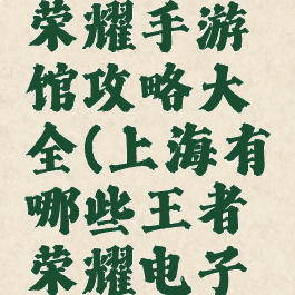 上海王者荣耀手游馆攻略大全(上海有哪些王者荣耀电子俱乐部)