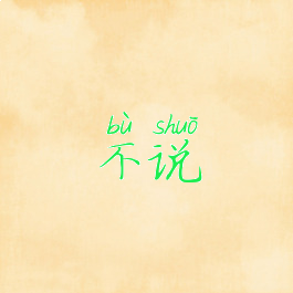 不说