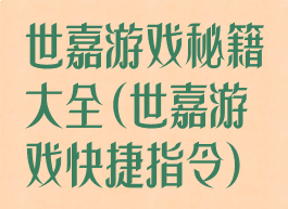 世嘉游戏秘籍大全(世嘉游戏快捷指令)