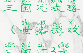 世嘉游戏里三国志攻略(世嘉游戏三国志3攻略)