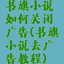 书旗小说如何关闭广告(书旗小说去广告教程)