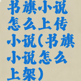 书旗小说怎么上传小说(书旗小说怎么上架)