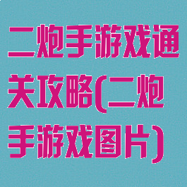 二炮手游戏通关攻略(二炮手游戏图片)