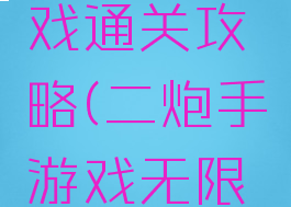 二炮手游戏通关攻略(二炮手游戏无限金币版)