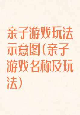 亲子游戏玩法示意图(亲子游戏名称及玩法)