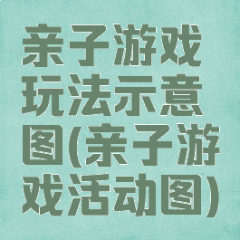 亲子游戏玩法示意图(亲子游戏活动图)