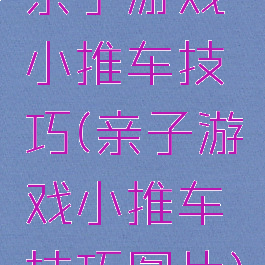 亲子游戏小推车技巧(亲子游戏小推车技巧图片)