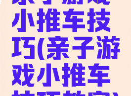 亲子游戏小推车技巧(亲子游戏小推车技巧教案)