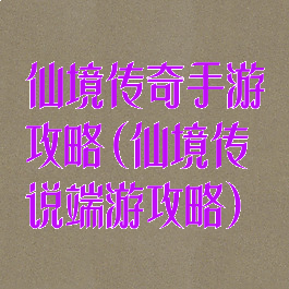 仙境传奇手游攻略(仙境传说端游攻略)