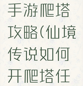 仙境传说手游爬塔攻略(仙境传说如何开爬塔任务)