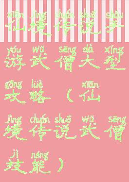 仙境传说手游武僧大型攻略(仙境传说武僧技能)