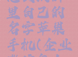 企业微信怎么改群里自己的名字苹果手机(企业微信怎么更改群名)