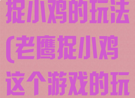 传统游戏老鹰捉小鸡的玩法(老鹰捉小鸡这个游戏的玩法)