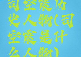 司空震历史人物(司空震是什么人物)
