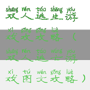双人逃生游戏攻攻略(双人逃亡游戏图文攻略)