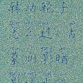 古墓丽影暗影水流转动轮子怎么过(古墓丽影暗影让水流转动轮子怎么过)