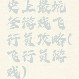 史上最坑爹游戏飞行员攻略(飞行员游戏)