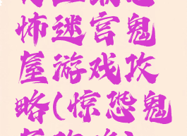 史上最恐怖迷宫鬼屋游戏攻略(惊恐鬼屋攻略)