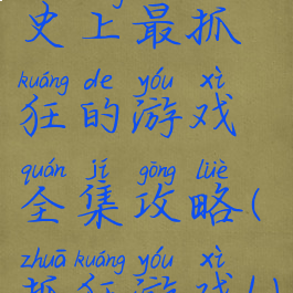 史上最抓狂的游戏全集攻略(抓狂游戏1)