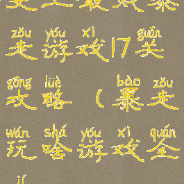 史上最贱暴走游戏17关攻略(暴走玩啥游戏全集)